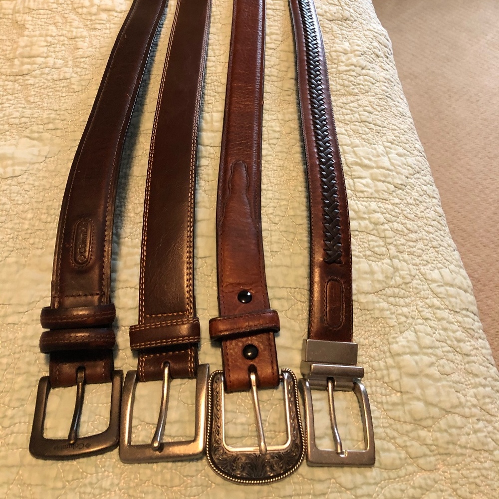 Men's size 36 leather belts